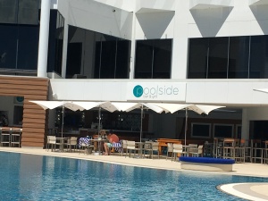 Poolside bar and grill